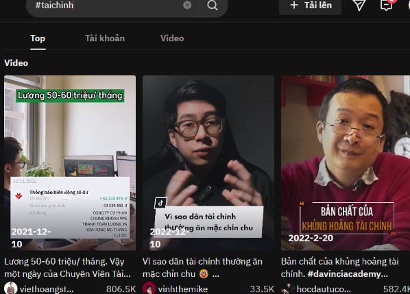LMCGR MCN TIKTOK TÀI CHÍNH